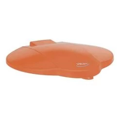 Vikan 3 Gallon Plastic Bucket / Cleaning Pail Lid, Orange