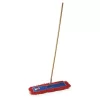 Tough Guy Dust Mop Kit: Nylon/Polyester/Steel/Wood, Launderable, 5 In Dp, Wood, 60 In Handle Lg