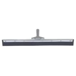 Floor Squeegee: Neoprene Blade, 18 In Blade Wd, Steel Frame, No Handle, Black