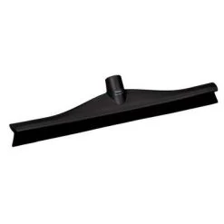 Vikan Single Blade Rubber Floor Squeegee Head, 16 Inch, Black