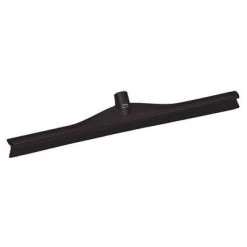 Vikan Single Blade Rubber Floor Squeegee Head, 24 Inch, Black