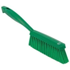 Vikan Soft Bristle Bench Brush, 1.6 X 14 Inch, Green