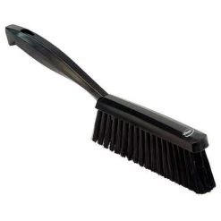 Vikan Soft Bristle Bench Brush, 1.6 X 14 Inch, Black