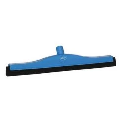 Vikan Double Blade Foam Floor Squeegee Head, 20 Inch, Blue