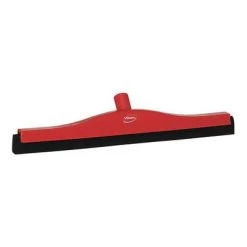 Vikan Double Blade Foam Floor Squeegee Head, 20 Inch, Red