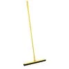 Vikan 20 Inch Double Blade Foam Floor Squeegee Head With 51 Inch Fiberglass Handle, Yellow