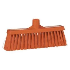 Vikan Multi-Surface Straight Neck Broom Head, 12 Inch, Orange