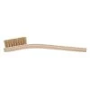 Techspray Utility Brush: Medium, Wood, 2 1/8 In Brush Lg, 8 3/8 In Handle Lg, 7/8 In Head Wd, Brown