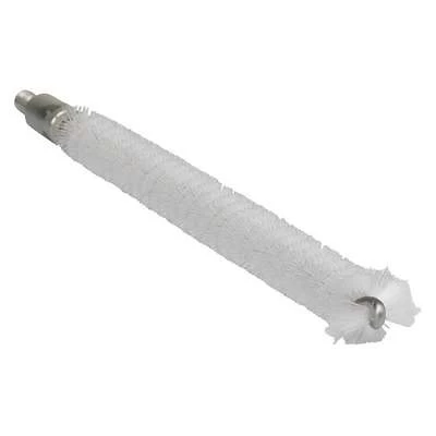 Vikan Tube And Valve Brush: Polyester Bristle, White, 0.47 In Brush Dia, 6 5/8 In Brush Lg 1 Vikan Tube And Valve Brush: Polyester Bristle, White, 0.47 In Brush Dia, 6 5/8 In Brush Lg