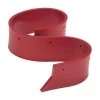 Tennant Replacement Squeegee Blade: Rubber, Red, FDA Compliant, Straight Blade