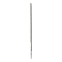 Vikan Stainless Steel Handle For Broom, Squeegee, Or Scraper, 39.5 Inch, White