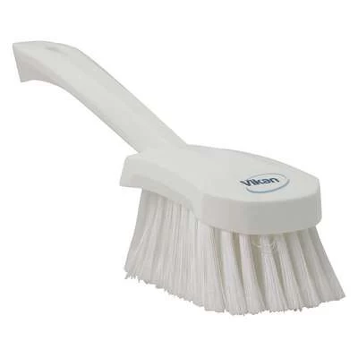Vikan Soft Bristle, Short Handled Scrub Brush, 2.75 X 10 Inch, White 1 Vikan Soft Bristle, Short Handled Scrub Brush, 2.75 X 10 Inch, White