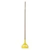 Tough Guy Wet Mop Handle, Quick Change Mop Connection Type, Natural, Bamboo, 61" Handle Length