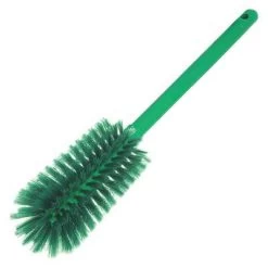 Bottle Brush: Polyester Bristles, Polypropylene Handle, 6 1/2 In Brush Lg, Green