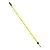 Telescoping Pole: 5 To 9-1/4 Ft, Fiberglass, Acme Thread, Yellow