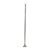 Wet Mop Handle: Strip/Tube/String Mop, Quick Change, Stainless Steel, Gray