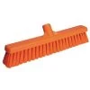 Vikan Stiff Bristle Medium Duty Floor Broom Head, 2 X 16 Inch, Orange