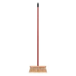 Harper Broom, 48" Metal Handle,Gray,12"