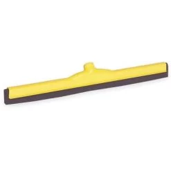 Tough Guy 18"W Straight Double Foam Rubber Floor Squeegee Without Handle, Yellow
