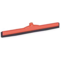 Tough Guy 24"W Straight Double Foam Rubber Floor Squeegee Without Handle, Red
