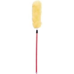 Tough Guy Extendable Duster, Lambswool Head Material, 35" To 47" Length, Extendable, Yellow