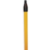 Tough Guy Handle: 58 In Broom Handle L, Acme Thread, Yellow, Fiberglass, Plastic