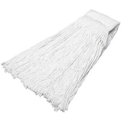 Ability One Wet Mop: Rayon, 14.4 Oz Dry Wt, White, Quick Change Connection, Launderable, Cut Mop End 1 Ability One Wet Mop: Rayon, 14.4 Oz Dry Wt, White, Quick Change Connection, Launderable, Cut Mop End