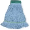 Tough Guy Clamp, Quick Change, Side-Gate Rayon String Wet Mop Head, Blue