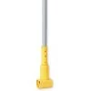 Tough Guy Wet Mop Handle, Jaw Mop Connection Type, Gray, Aluminum, 54" Handle Length