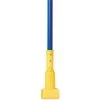 Tough Guy Wet Mop Handle, Jaw Mop Connection Type, Blue, Fiberglass, 60" Handle Length