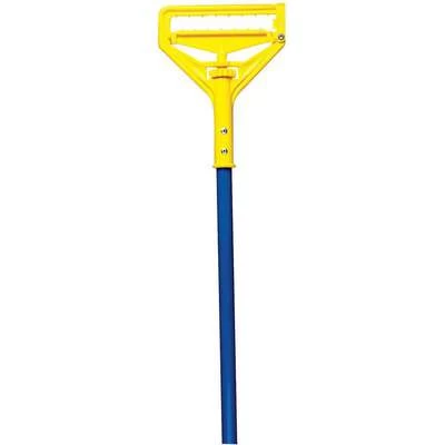 Tough Guy Wet Mop Handle, Side Gate Mop Connection Type, Blue, Fiberglass, 60" Handle Length 1 Tough Guy Wet Mop Handle, Side Gate Mop Connection Type, Blue, Fiberglass, 60" Handle Length