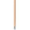 Tough Guy Wet Mop Handle, Screw On Mop Connection Type, Natural, Wood, 60" Handle Length