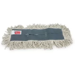 Tough Guy Cotton Dust Mop, Length 24", Width 5", 1 EA