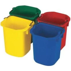 Rubbermaid 1-1/4 Gal. Disinfectant Pail Set; Assorted Colors