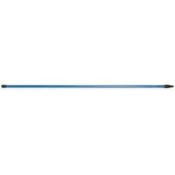 Tough Guy Color Coded Handle: Threaded, Std, Fiberglass, 60 In Lg, 1 In Dia, Blue, Fixed Handle
