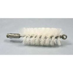 Tube And Pipe Brush: Polyester Bristles, Stainless Steel Handle, 2 In Brush Dia., White