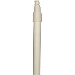 Tough Guy Handle: 60 In Broom Handle L, Acme Thread, White, Fiberglass