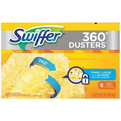Swiffer Dusters Refills: 7 11/16 In L, Nonwoven, Yellow, 4 PK 1 Swiffer Dusters Refills: 7 11/16 In L, Nonwoven, Yellow, 4 PK
