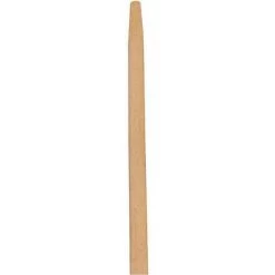 Rubbermaid Handle: 60 In Broom Handle L, Tapered, Natural Wood, Wood