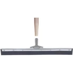 Tough Guy 18"W Straight Foam Rubber Floor Squeegee With Handle, Black