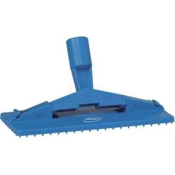 Vikan Floor Model Pad Holder With Handle Head, 3.75 X 9 Inch, Blue