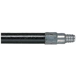Rubbermaid Broom Handle: 60 In Broom Handle L, Acme Thread, Black, Wood, Metal