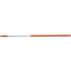 Vikan Aluminum Handle For Broom, Squeegee, Or Scraper, 51 Inch, Orange
