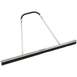 Seymour Midwest Field Drag Broom: 84 In Sweep Face, Stiff, Synthetic, Black Bristle, 46 In Handle Lg