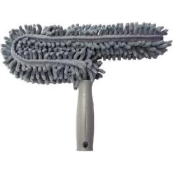 Unger Ceiling Fan Duster, Microfiber Head Material, 13" Length, Gray