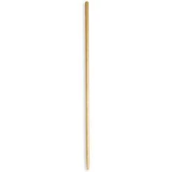 Ability One Broom Handle: 54 In Broom Handle Lg, Tapered, Natural Wood, Wood