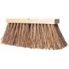 Ability One Push Broom: Wood, 16 In Sweep Face, No Handle Broom Handle Lg, Tapered, 6 3/4 In Trim Lg