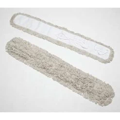 Ability One Dust Mop: Cotton, 48 In Lg, Launderable, 5 In Dp, Looped End
