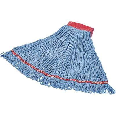 Rubbermaid Wet Mop: Synthetic, 24 Oz Dry Wt, 5 In Headband Size, Blue 1 Rubbermaid Wet Mop: Synthetic, 24 Oz Dry Wt, 5 In Headband Size, Blue