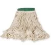 Rubbermaid Wet Mop: Cotton, 16 Oz. Dry Wt, 5 In Headband Size, White, Launderable